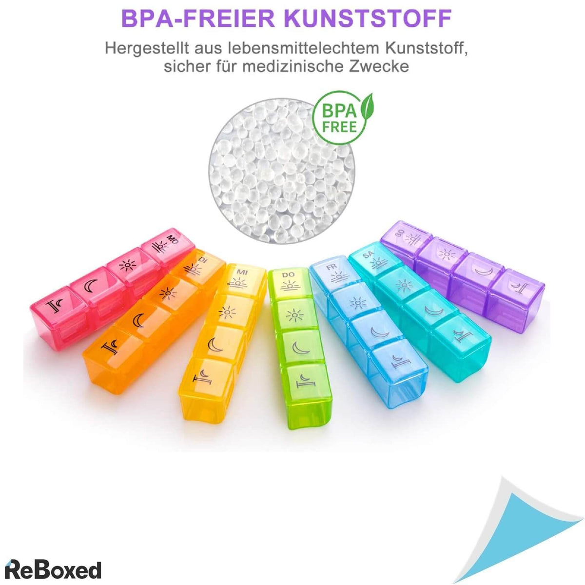 Organizator Dozator de Medicamente Saptamanal si Geanta Transport