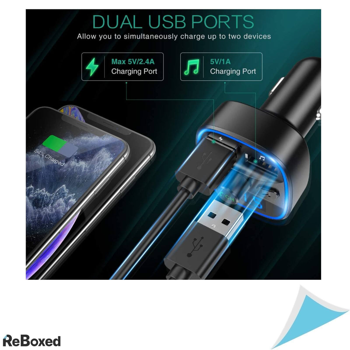 Oria T25 Modulator FM Transmitter Handsfree Card Reader Charger