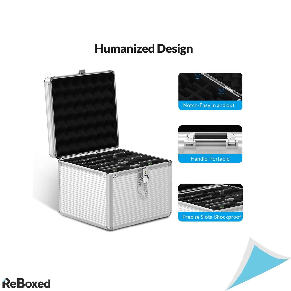 ORICO Geanta Transport HDD 6x3.5 6x2.5 3xM.2 SSD Aluminium