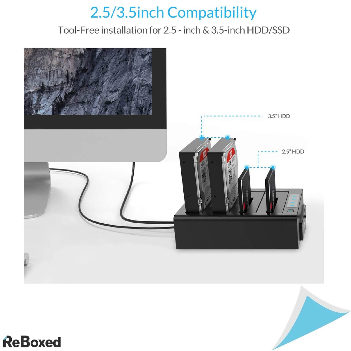 ORICO Docking si Statie Clonare SSD si HDD SATA Offline USB 3.0 4Bay
