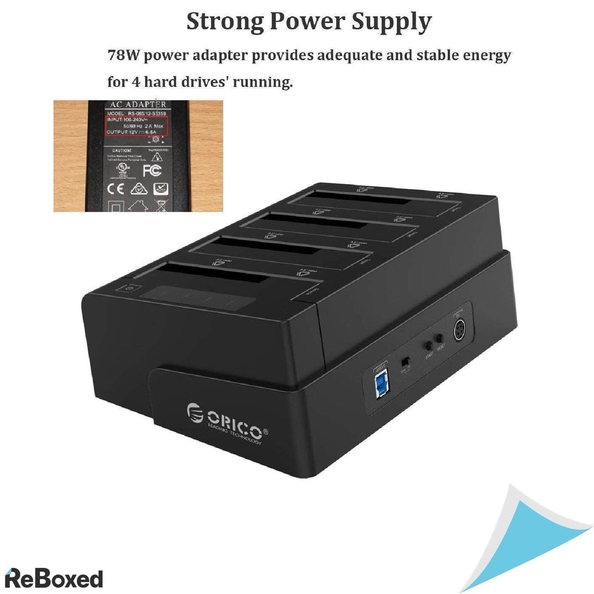 ORICO Docking si Statie Clonare SSD si HDD SATA Offline USB 3.0 4Bay