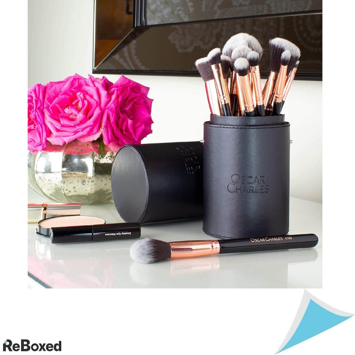 Oscar Charles Set Pensule Profesionale 17 piese si Cutie Depozitare