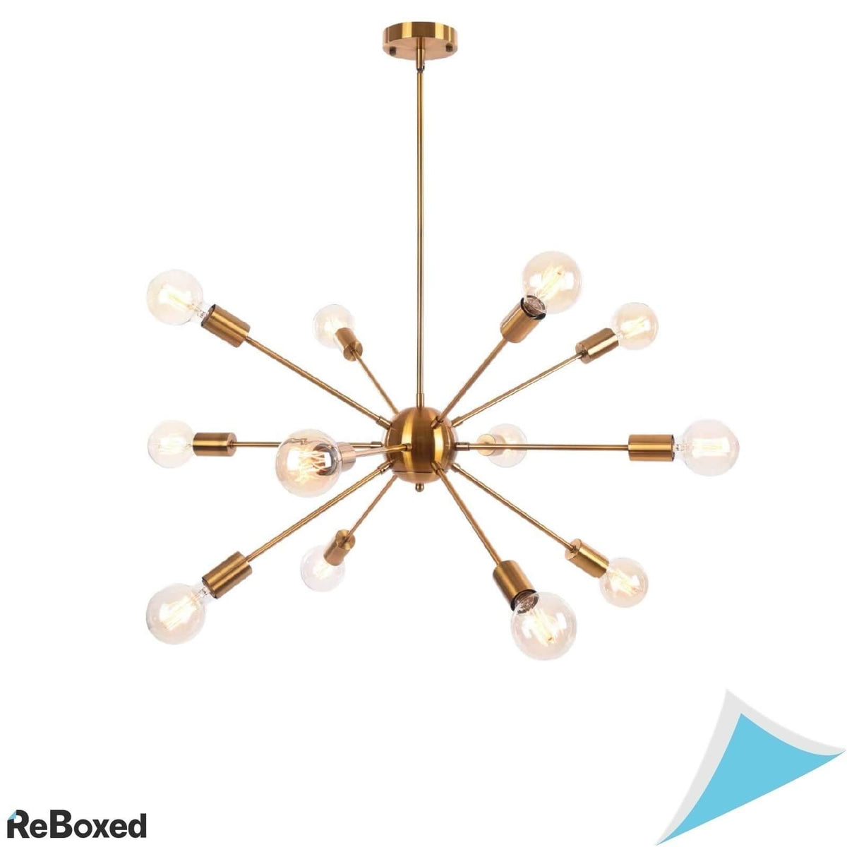 Sputnik Lusta Candelabru Alama 12 brate Dulie E27 40W