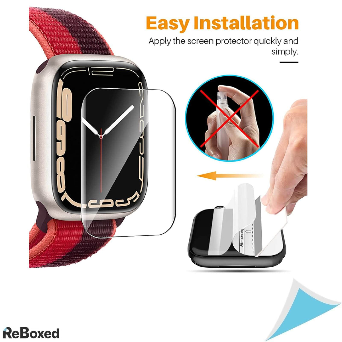 LK Set 6 bucati Film Protector TPU Ecran Apple iWatch 45mm