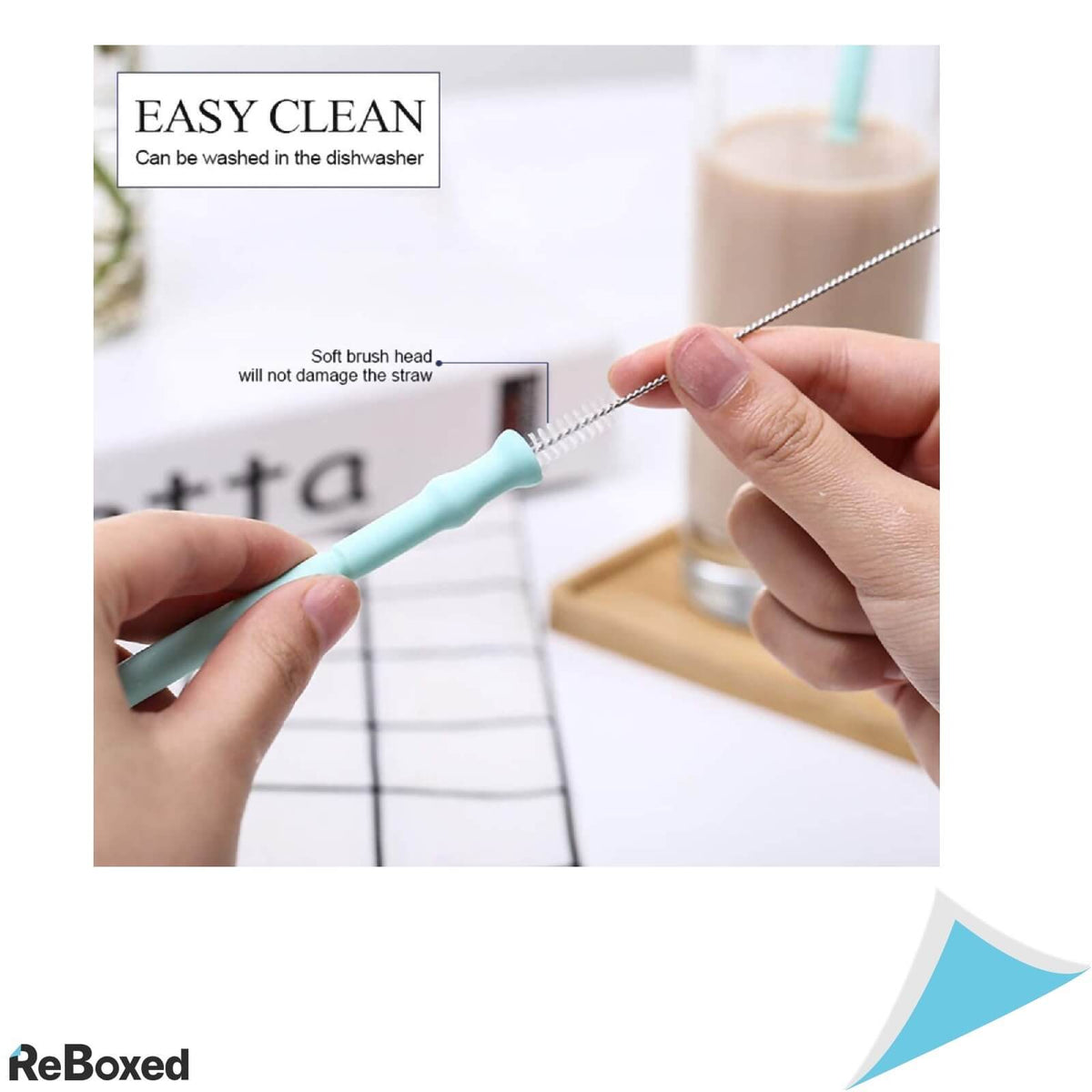 Pai Reutilizabil si Pliabil pentru bauturi culoare roz