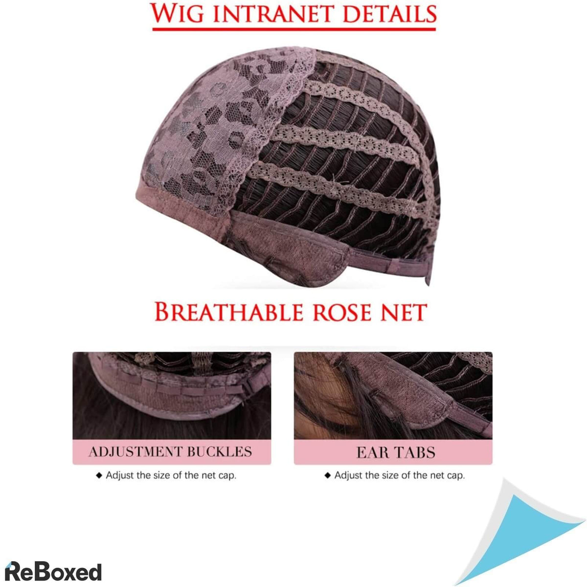 panda Peruca Sintetica Lunga 66cm cu Plasa Respirabila Rose Pink