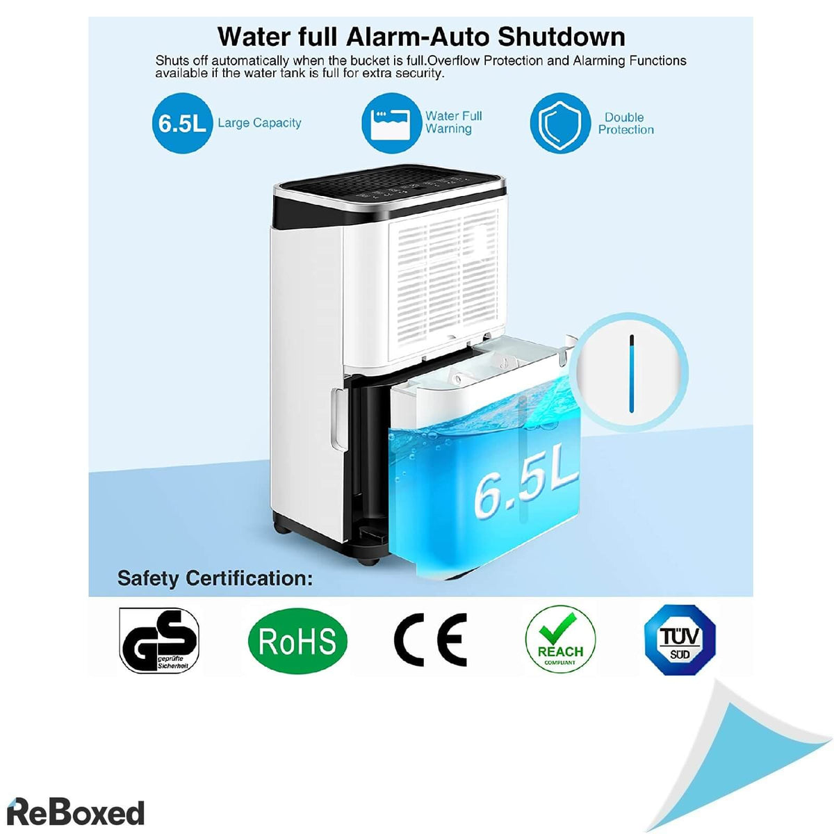 Pasapair Dezumidificator 20 litri 150mp cu Furtun de Scurgere