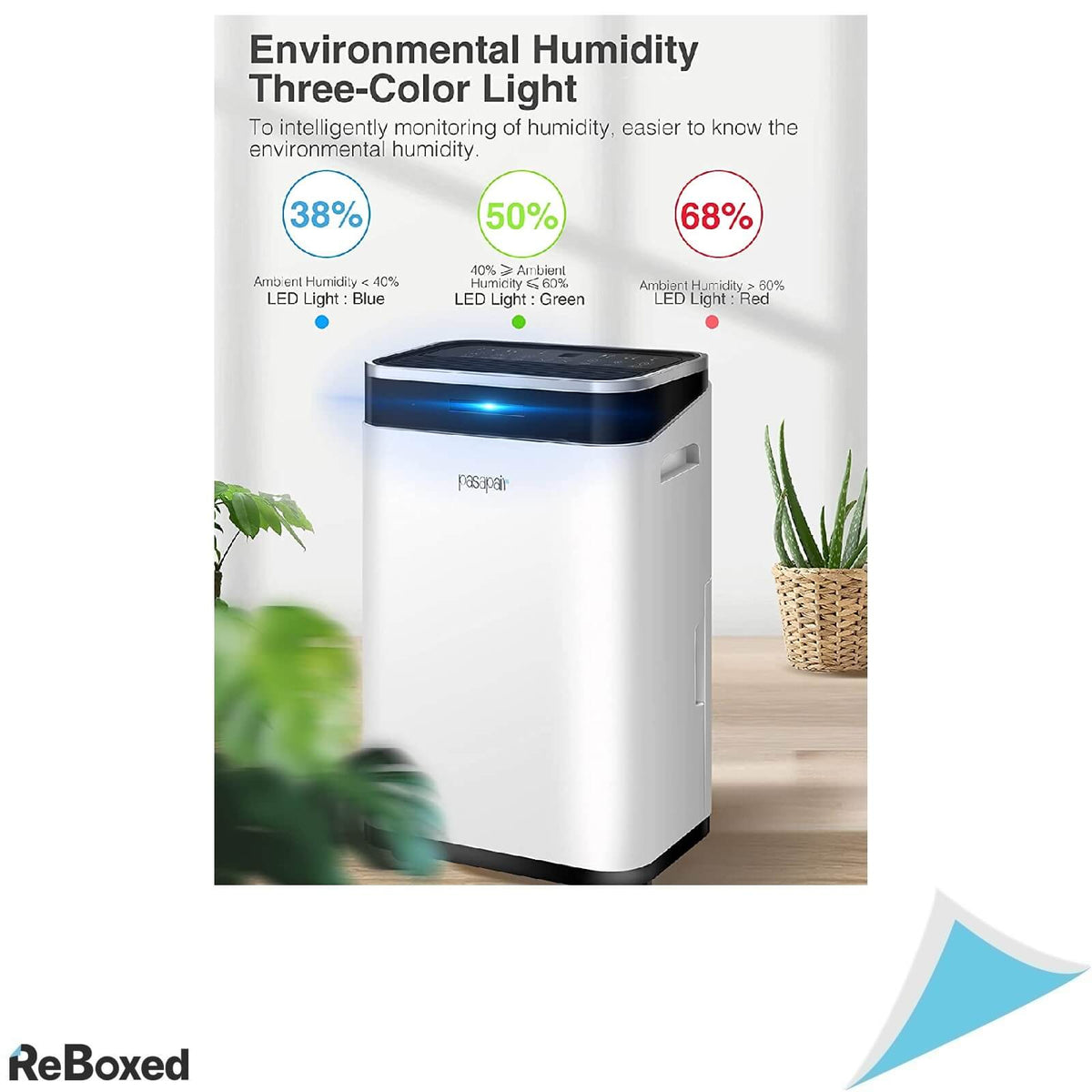 Pasapair Dezumidificator 20 litri 150mp cu Furtun de Scurgere