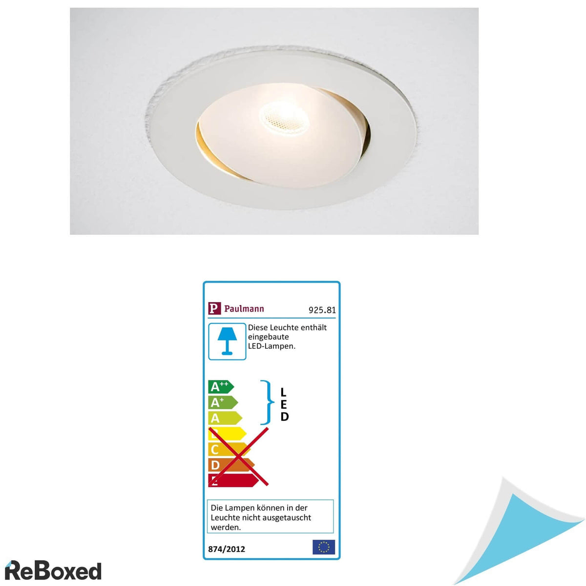 Paulmann LED Corp Incastrat 10W 2700K 30.000 ore 1145 cd Alb Mat