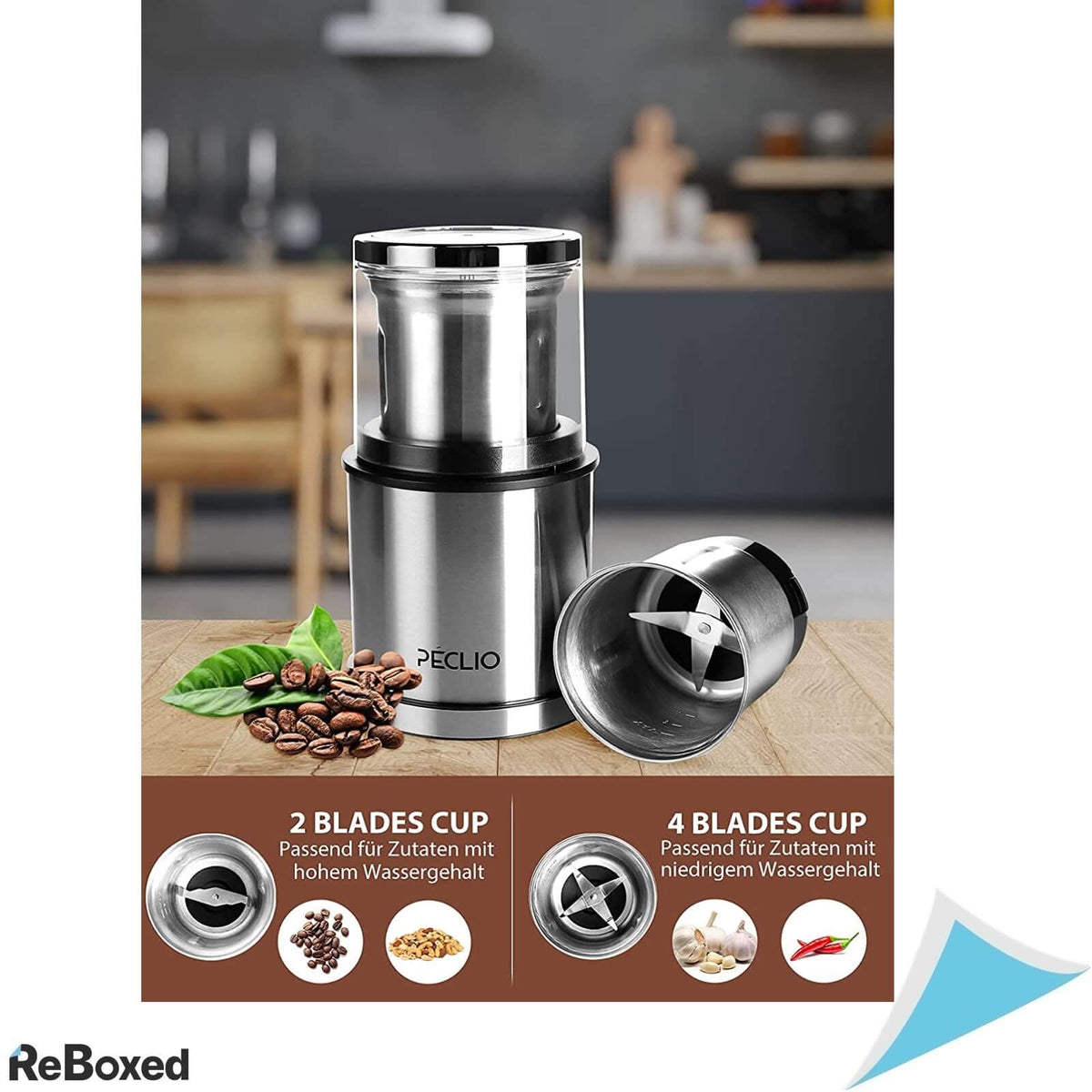 Peclio GS-805 Rasnita Electrica 200W pentru Cafea si Condimente