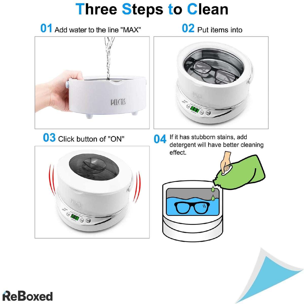 Pelcas CDS-200A Aparat Curatare Ultrasunete 750ml cu Temporizator