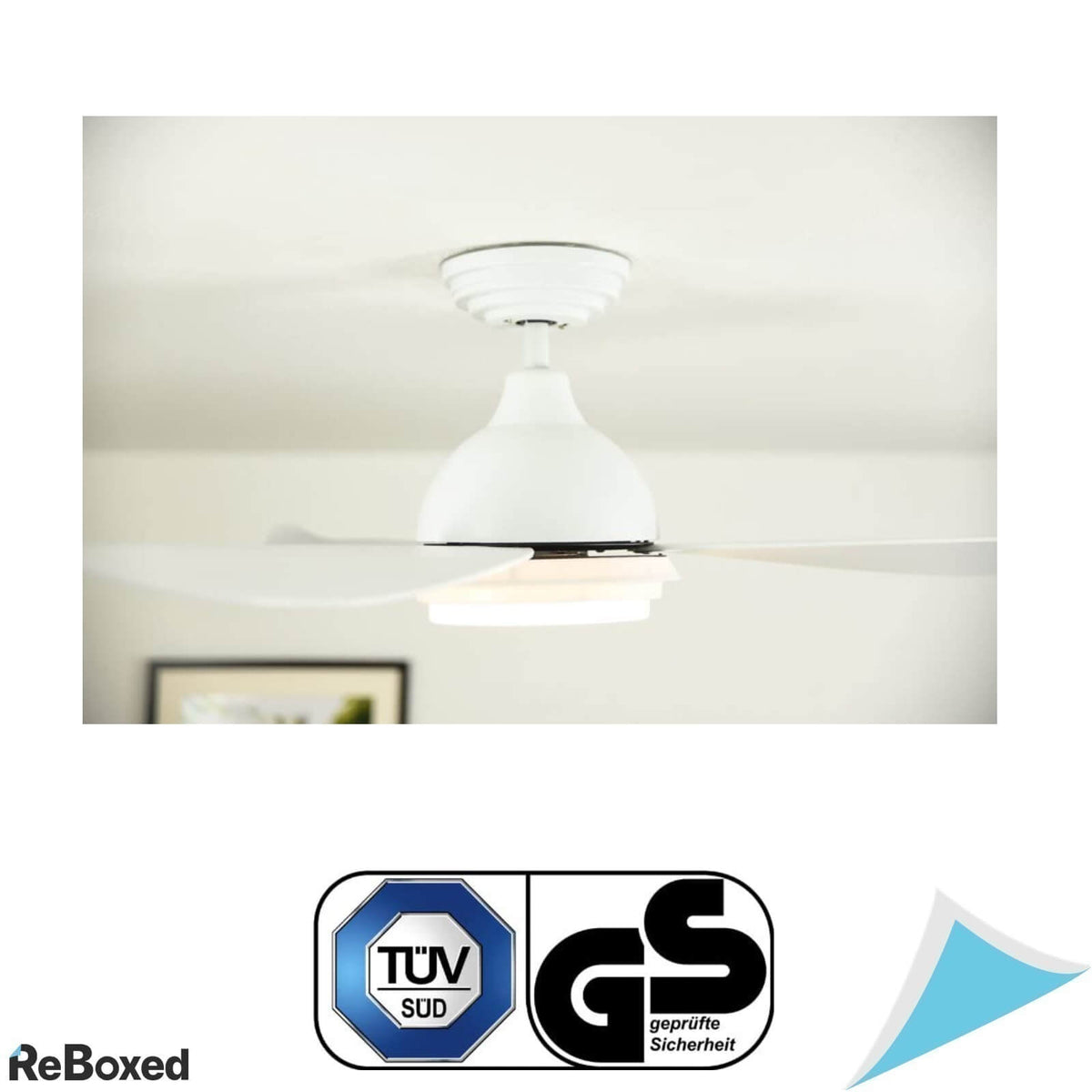 Pepeo Raja Corp Iluminat LED cu Ventilator 122cm si Telecomanda