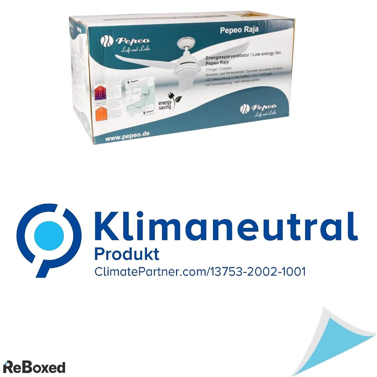 Pepeo Raja Corp Iluminat LED cu Ventilator 122cm si Telecomanda