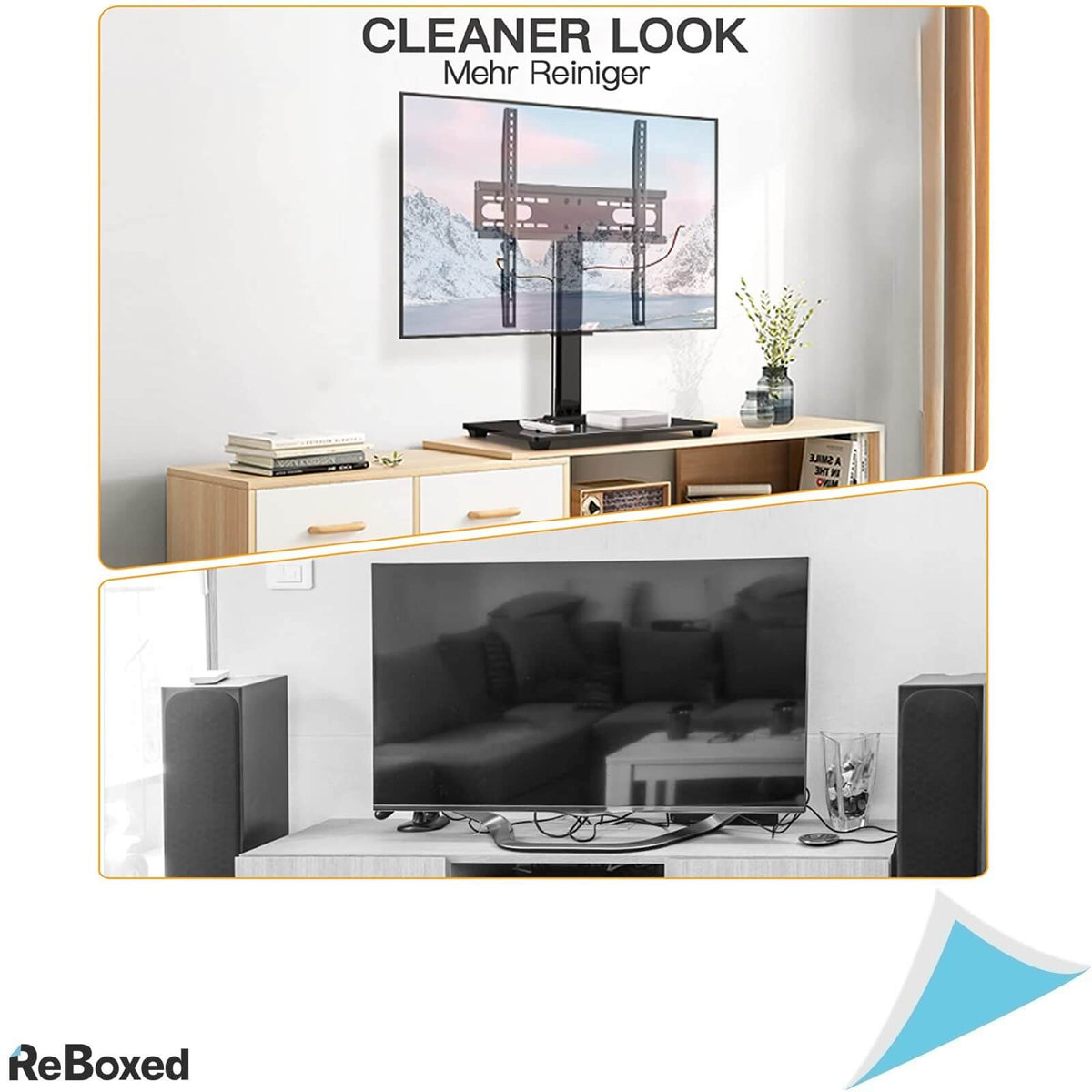 Perlgear Suport de Masa Display TV VESA 66-140cm 40Kg