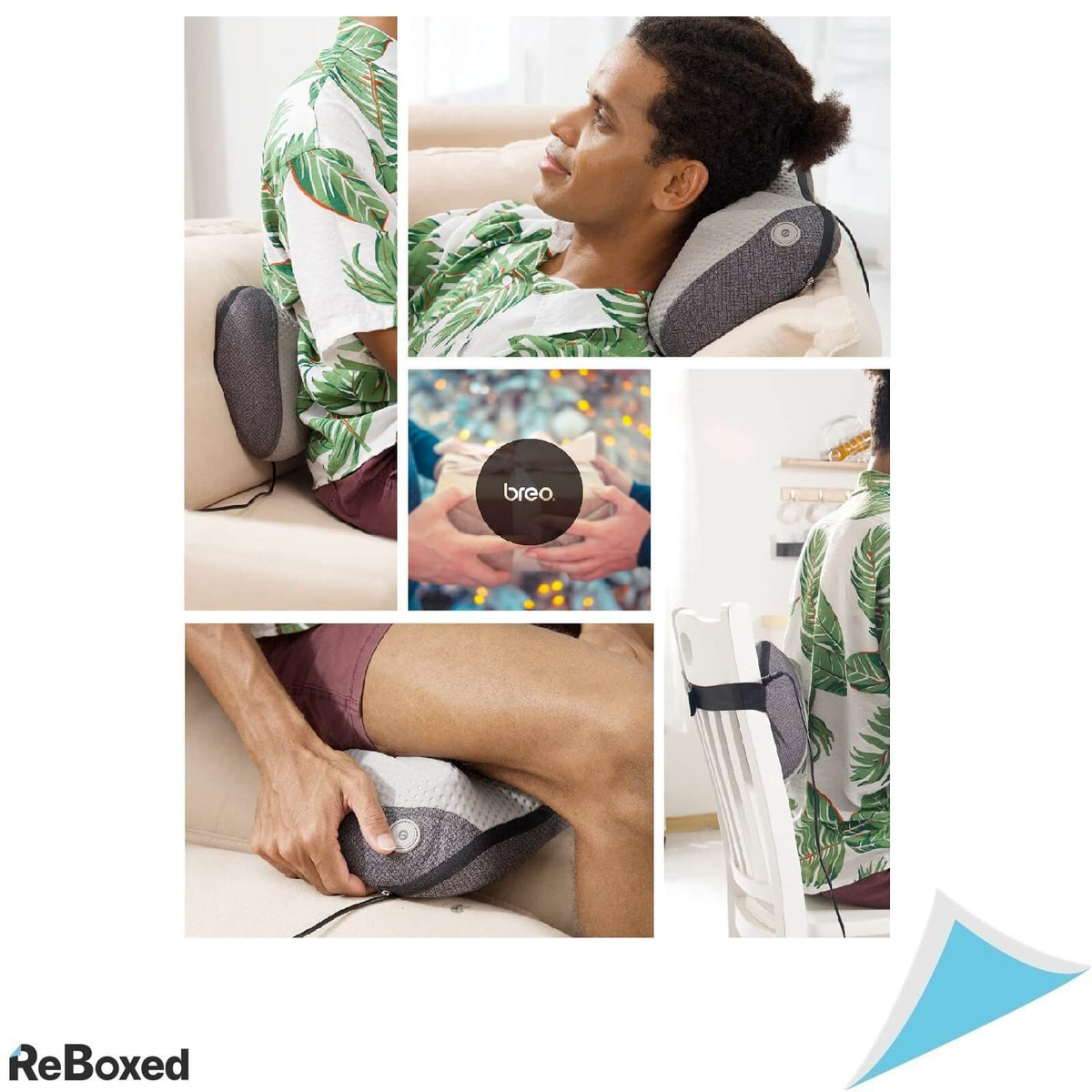 Breo iBack2 Perna Electrica de Masaj Shiatsu cu Functie de Incalzie