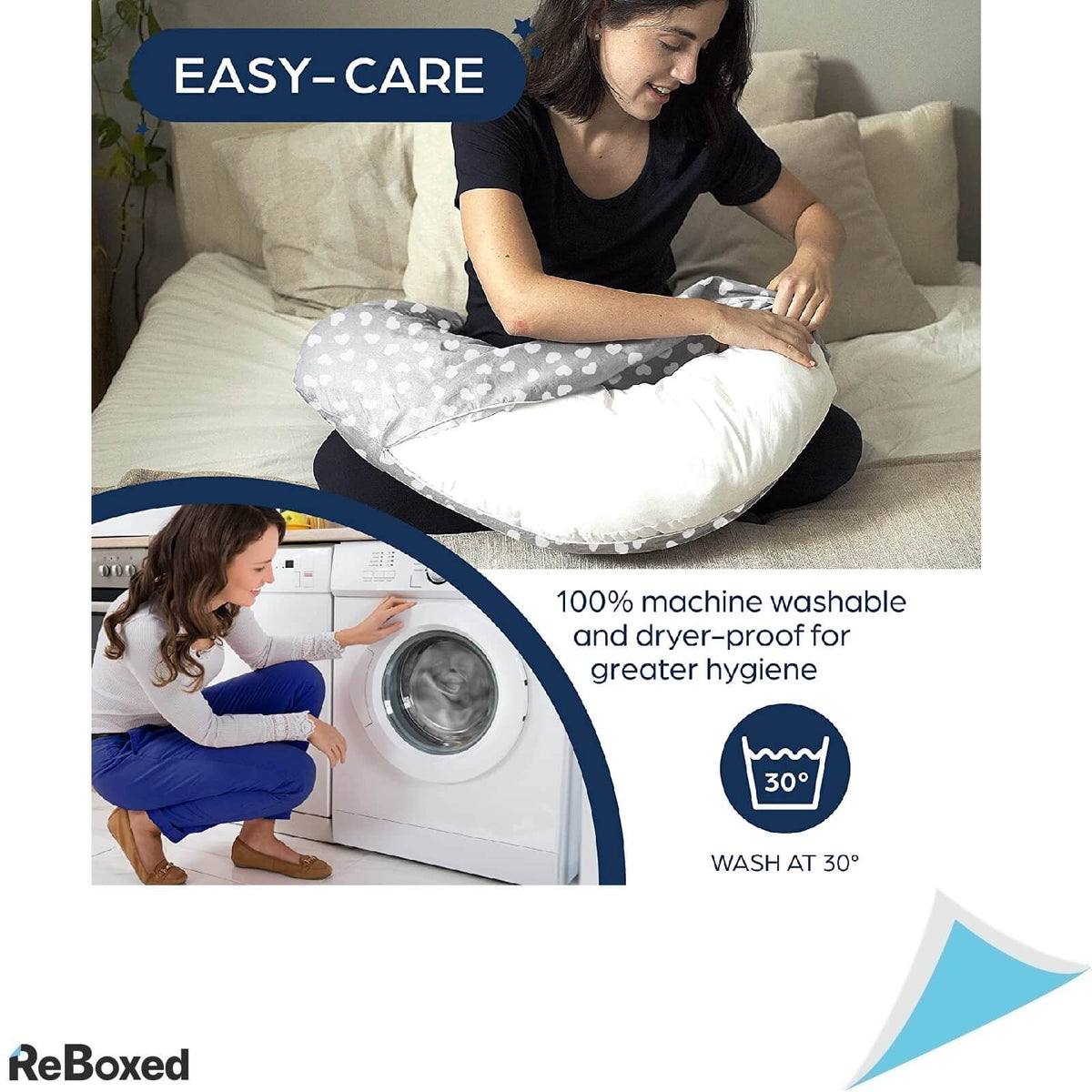 Perna de Maternitate Multifunctionala pentru Gravide in forma de U