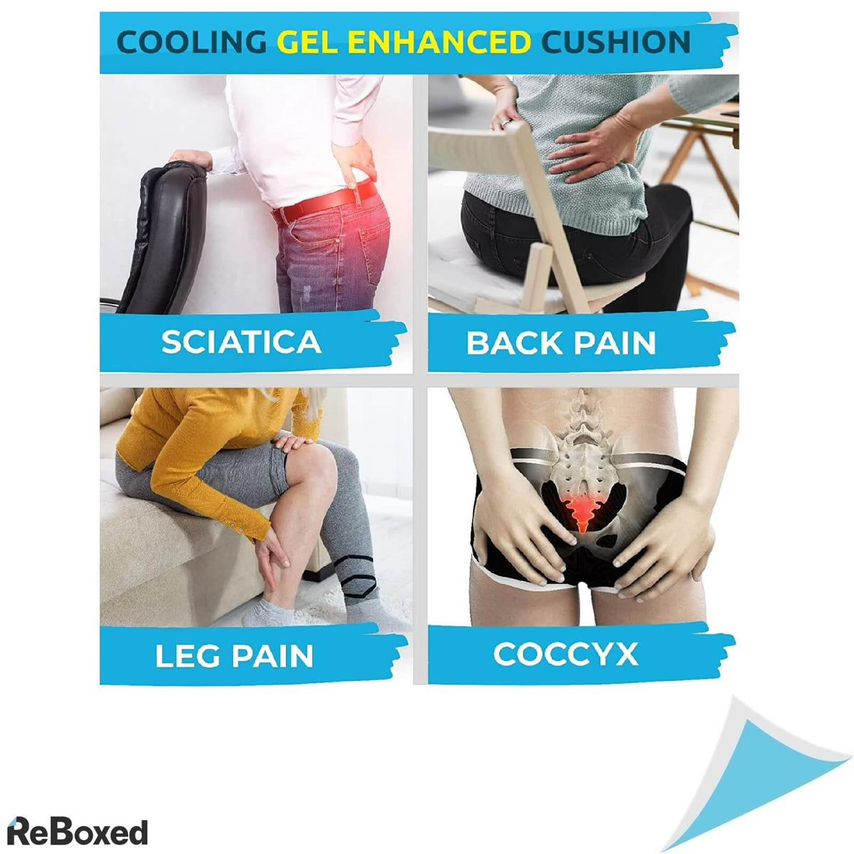 TravelEase Perna Ortopedica pentru Scaun Birou si Calatorii