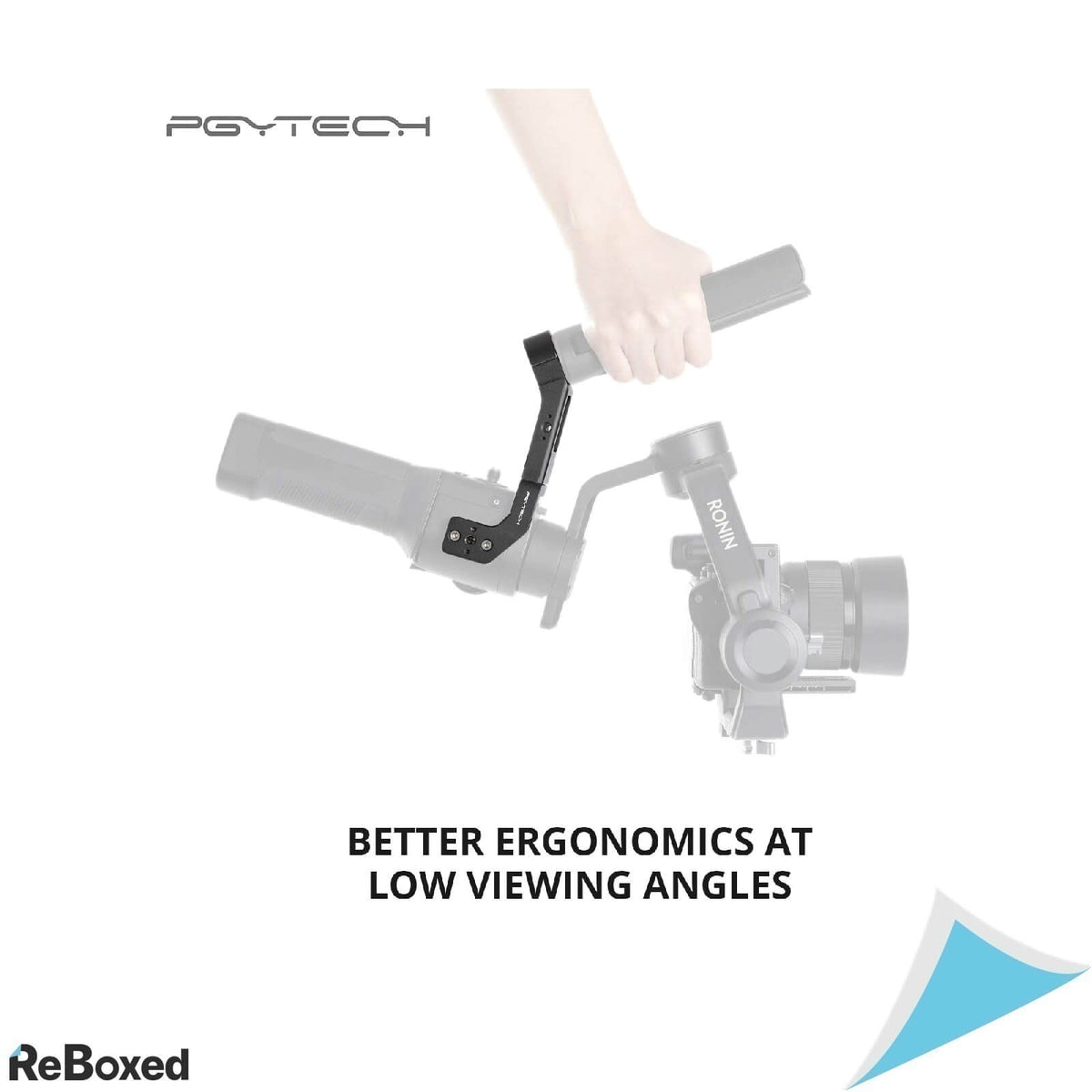 PgyTECH Handgrip Mount Maner pentru Ronin S/SC Negru