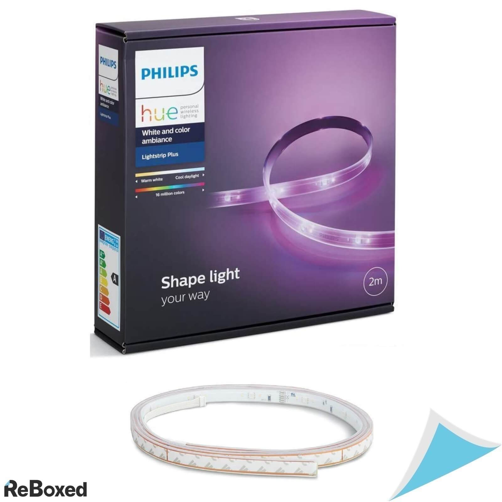 Philips 7190155PH EEK-A HUE Banda RGB LED + Set Basic WiFi Alexa 2m