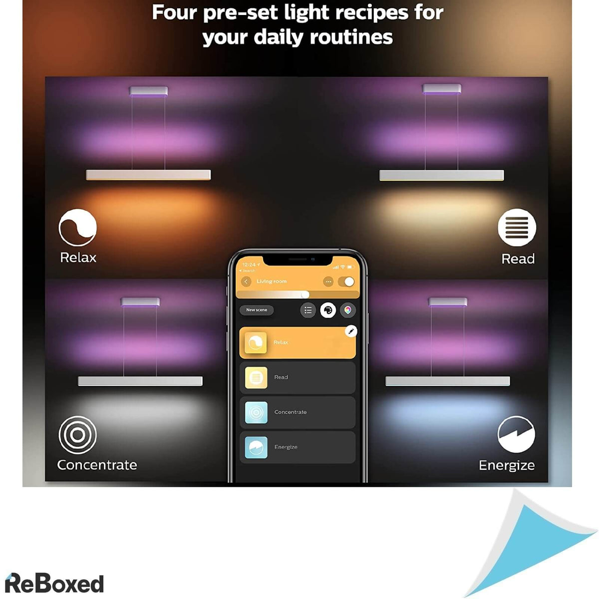 Philips HUE Ensis Pendant Lustra LED Smart Bluetooth 175W Alb