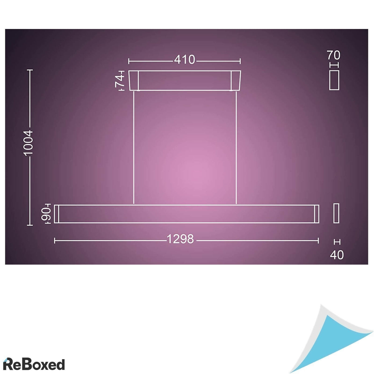 Philips HUE Ensis Pendant Lustra LED Smart Bluetooth 175W Alb