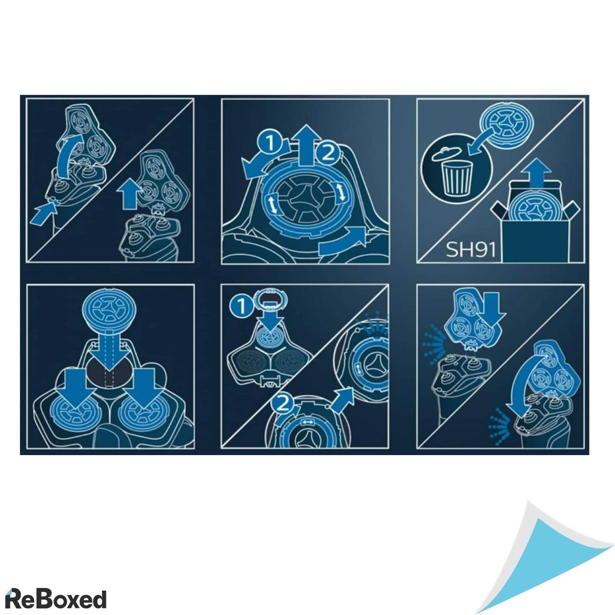 Rezerva Capete de Barbierit Philips SH91/50 Seria 9000