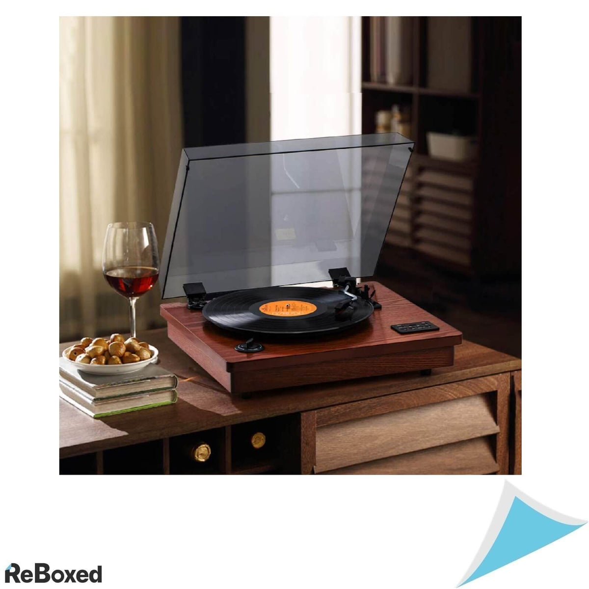 Pickup Hofeinz VS1102 cu 3 viteze Lemn inregistrare MP3 Bluetooth