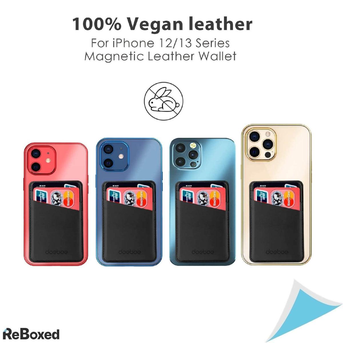 Suport Magnetic Card din Piele pentru iPhone 12 Mini Pro Max