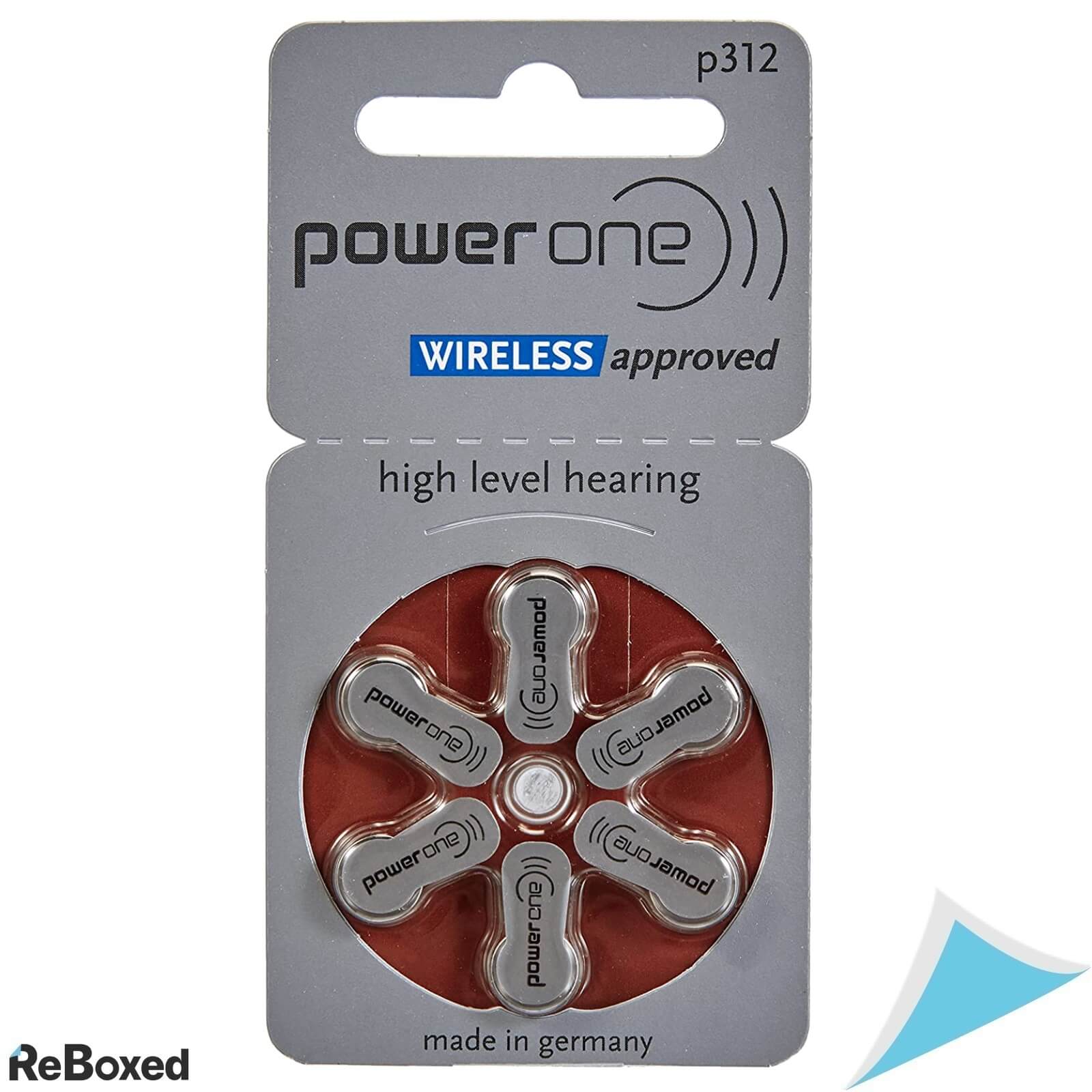 PowerOne Baterii Zinc-Aer P312 Aparat Auditiv