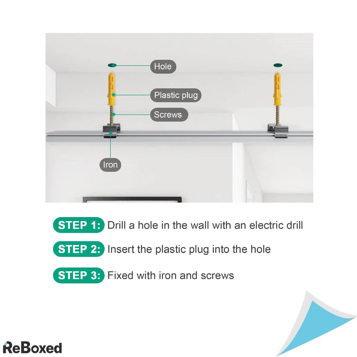 JirvyUK Set 10 Profile Aluminiu pentru Benzi LED si Difuzor Alb Mat