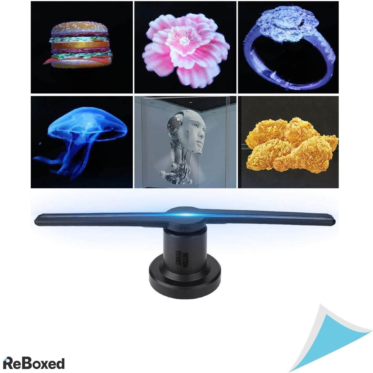 Proiector Holografic 3D LED WiFi Card SD 224 LED-uri