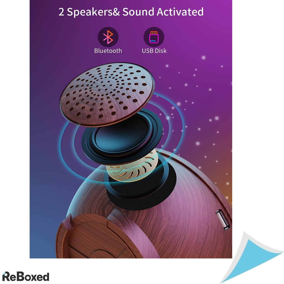 Proiector LED Stele si Lumina cu Telecomanda si Bluetooth 5.0