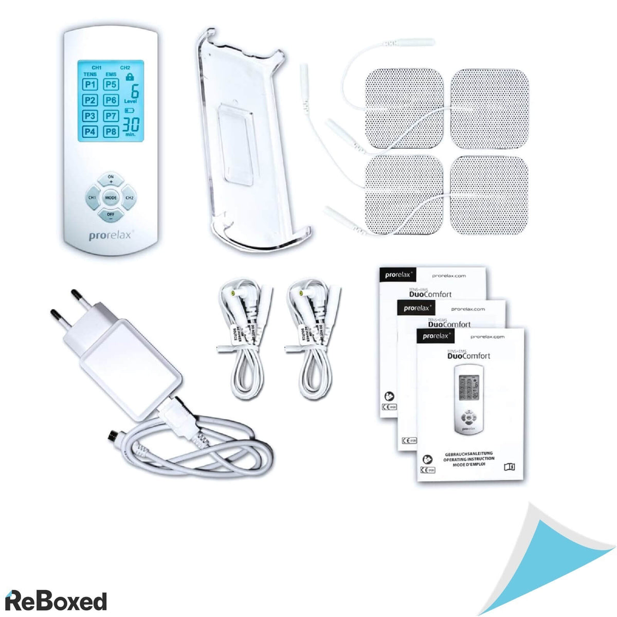 Prorelax DuoComfort EMS+TENS Aparat de Electrostimulare cu Acumulator