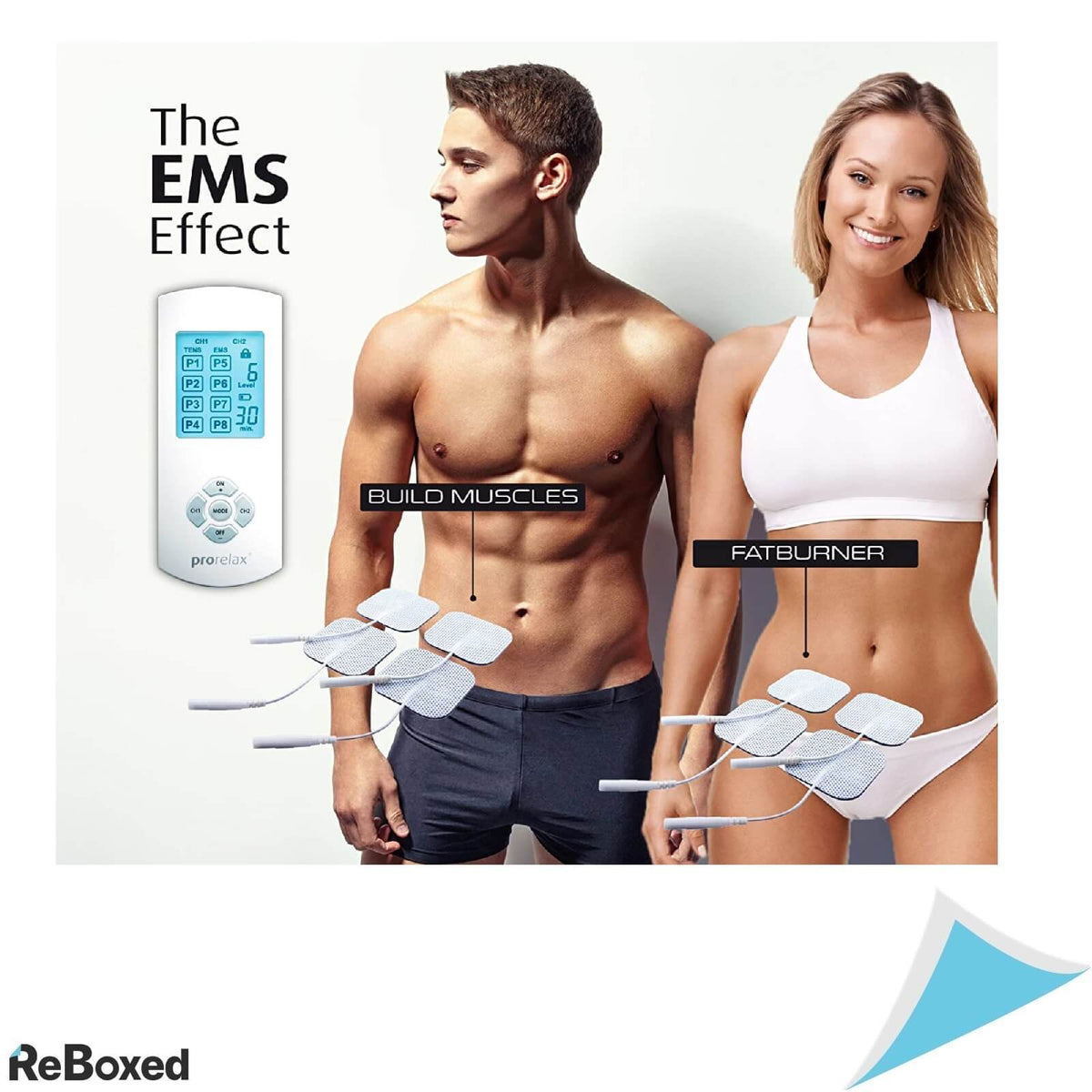 Prorelax DuoComfort EMS+TENS Aparat de Electrostimulare cu Acumulator