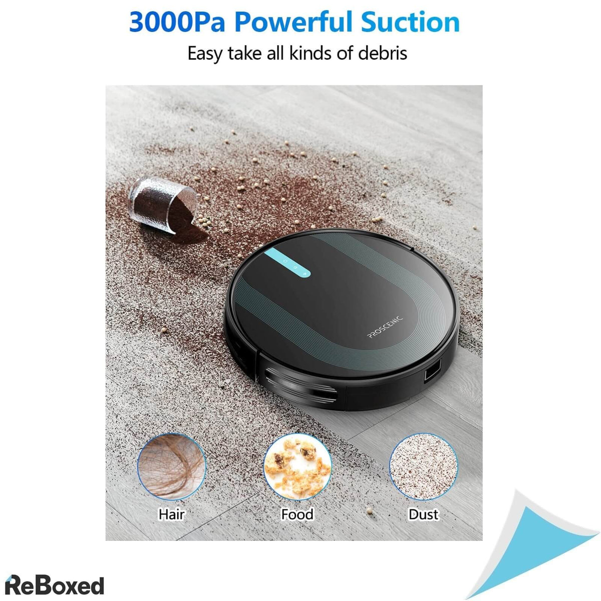 Proscenic 850T Aspirator Robot si Mop 3000Pa 300ml Slim