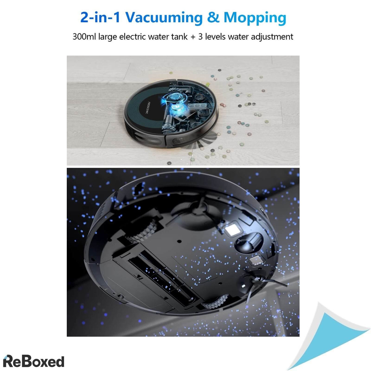 Proscenic 850T Aspirator Robot si Mop 3000Pa 300ml Slim