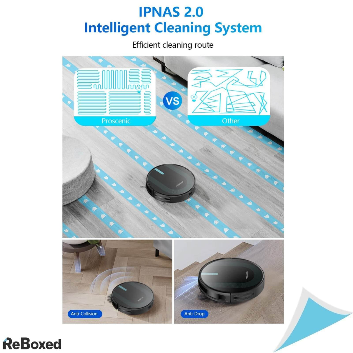 Proscenic 850T Aspirator Robot si Mop 3000Pa 300ml Slim