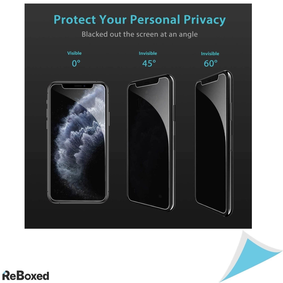 Set 2 x Protector Ecran si de Confidentialitate iPhone 11 Pro X XS 10