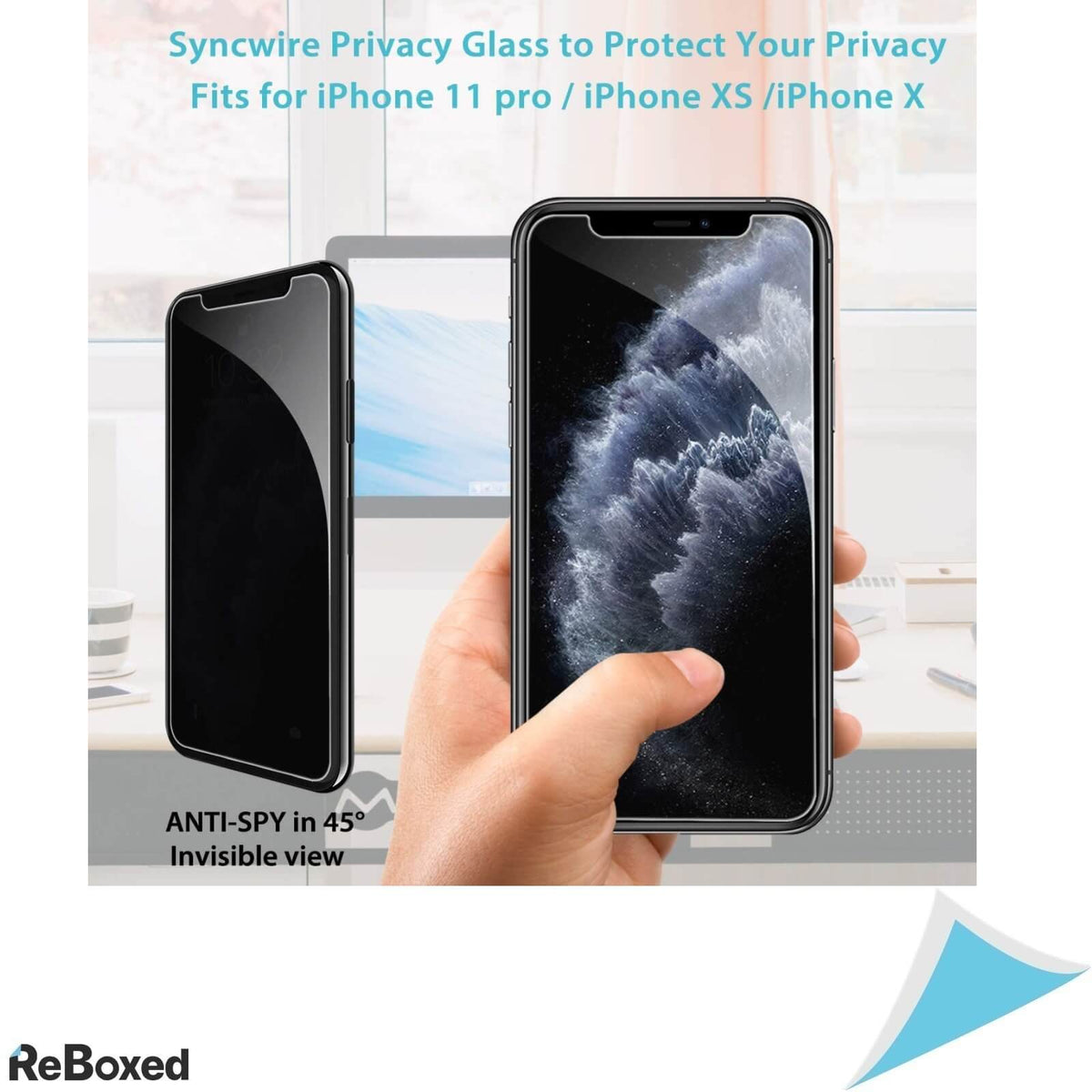 Set 2 x Protector Ecran si de Confidentialitate iPhone 11 Pro X XS 10