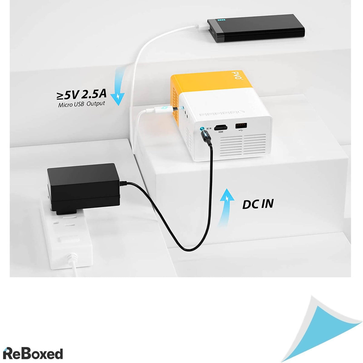 PVO YG300PRO Videoproiector LED Pico 800x480 USB HDMI SPK