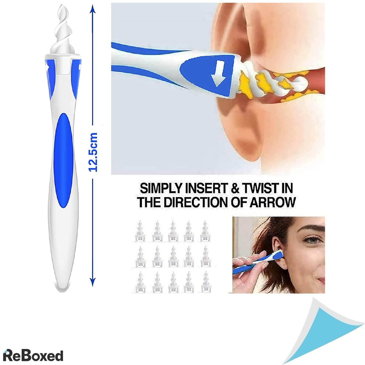 Q-Grip Instrument de Eliminare Ceara Urechi 16 capete de schimb