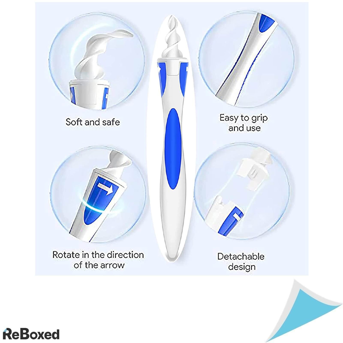Q-Grip Instrument de Eliminare Ceara Urechi 16 capete de schimb