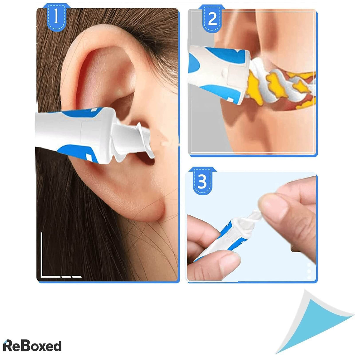 Q-Grip Instrument de Eliminare Ceara Urechi 16 capete de schimb