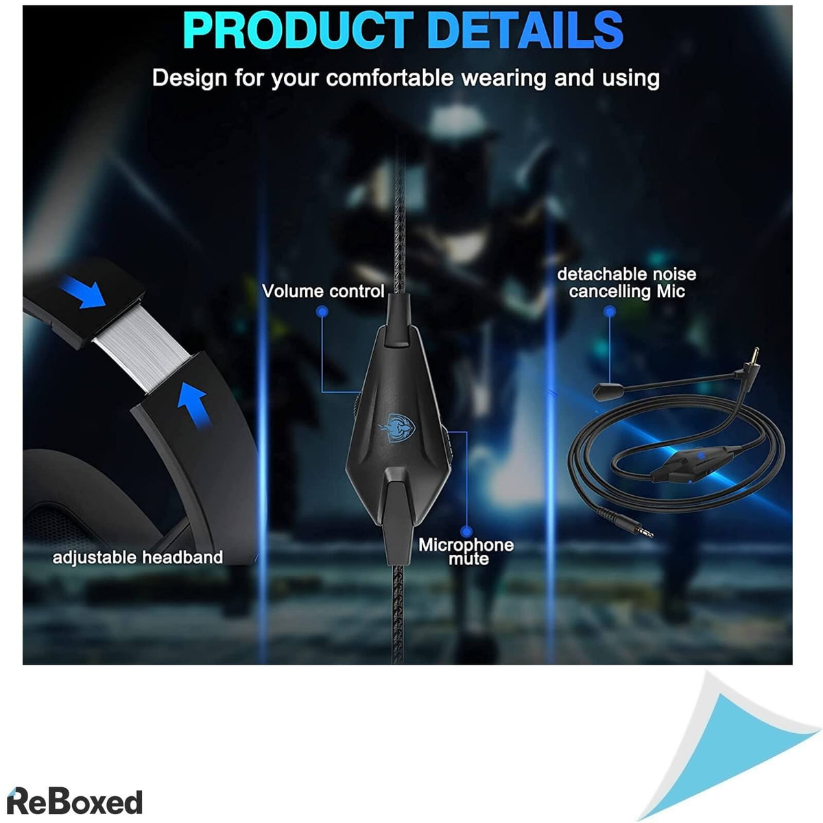 Q10 Casca 2-in-1 Bas Surround Gaming Bluetooth sau cu Fir