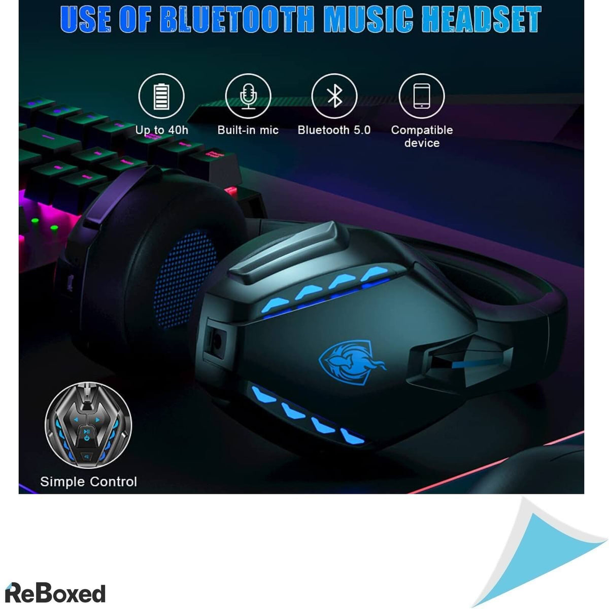 Q10 Casca 2-in-1 Bas Surround Gaming Bluetooth sau cu Fir