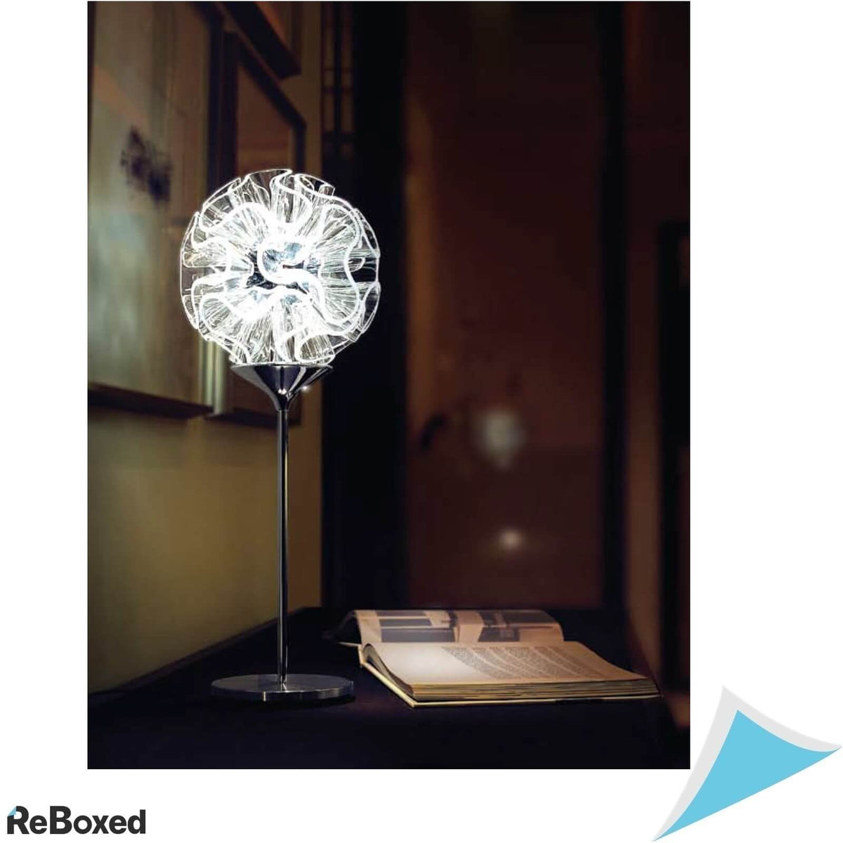 QisDesign Coral Table 55 Transparent, Lampa LED cu Functie pentru Lectura