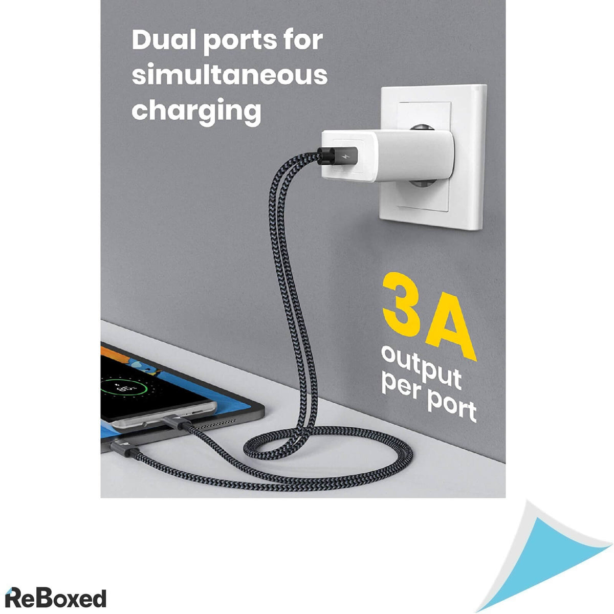 Rampow Incarcator Rapid 2 Porturi USB-C PD 3.0 36W