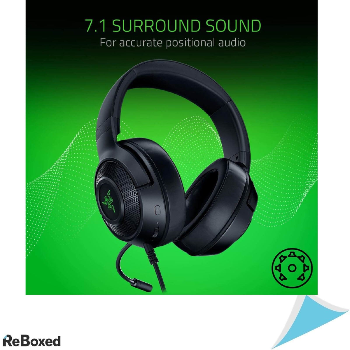 Razer Kraken X USB Casca Gaming 7.1 Surround cu Microfon