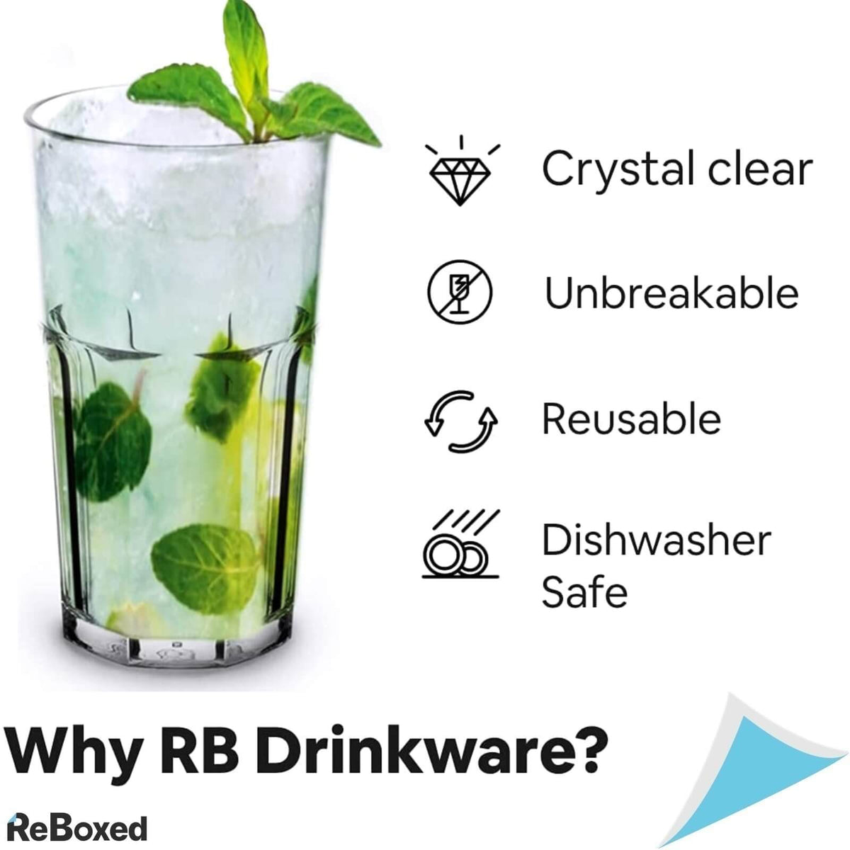 RBDrinks Set 12 Pahare 33cl Premium Retro Diverse Bauturi