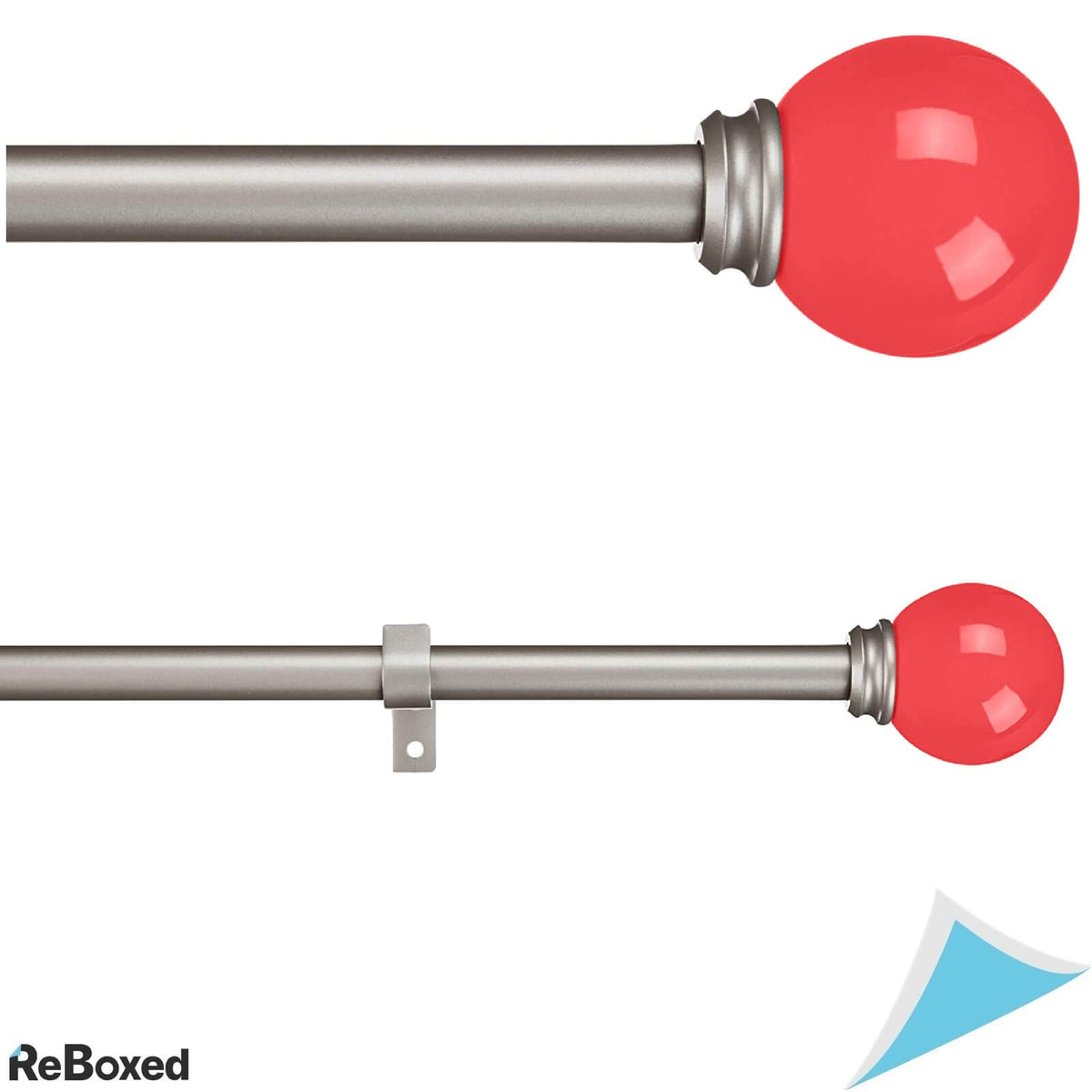 AmazonBasics Tija Galerie Metal Draperii si Perdele finisaj Bila Pink